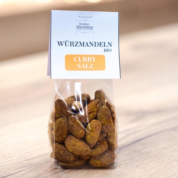 Würzmandeln Curry-Salz (Säckli)